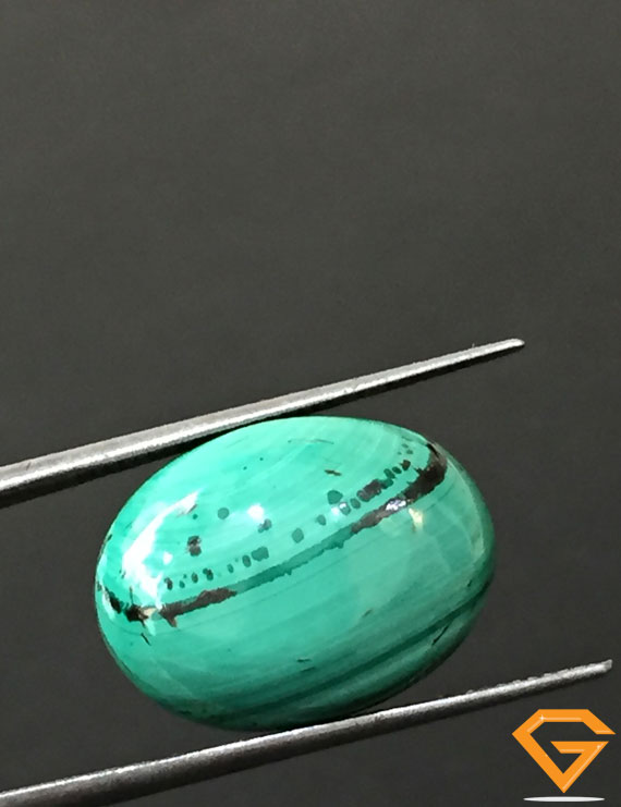 16.14 ct Natural Certified Malachite stone